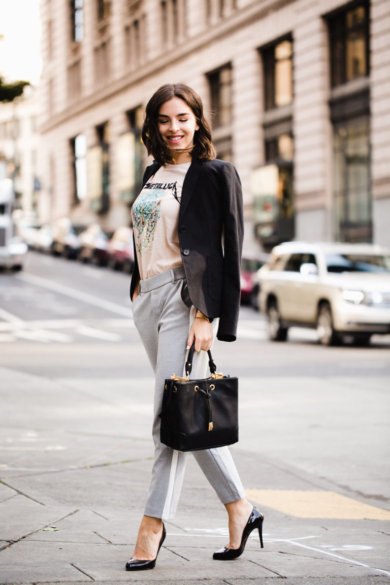 How to Wear Street Style Trends at Work